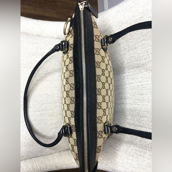 Authentic Gucci brown monogram canvas tote bag - Picture 16 of 16